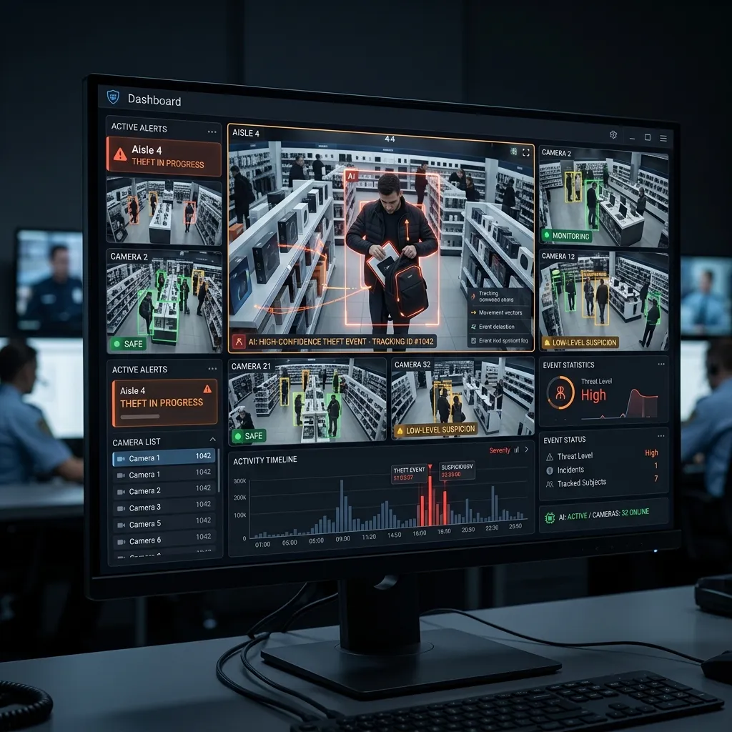 Theft Guard AI: Gerçek Zamanlı Hırsızlık Tespit Sistemi