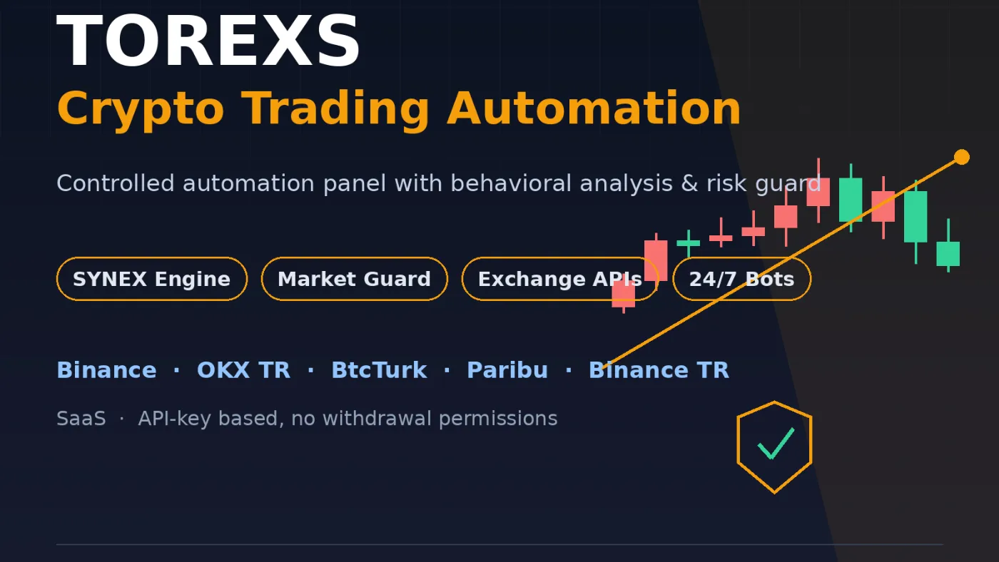 TOREXS: Kripto Varlık Otomasyonu ekran görüntüsü 1